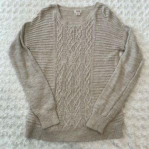 Nude sweater  size L dress up or down!